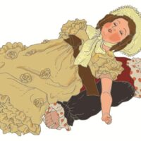 Tiia Toomet. „Karu Lillekäpa töö-ööd”, 2010, joonistus, arvutitöötlus