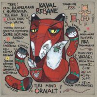 Postkaart-hampelmann „Kaval rebane”, 2012, segatehnika