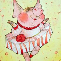 „Eesti lasteluule kuldraamat”, vaheleht, 2008, segatehnika