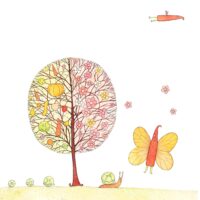 Piret Raud. „Kolm soovi”, 2012, tušš, akvarell