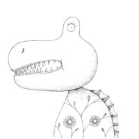 Piret Raud. „Teistmoodi printsessilood”, 2013, tušš