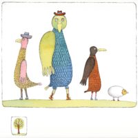 Piret Raud. „Härra Linnu lugu”, 2009, tušš, akvarell