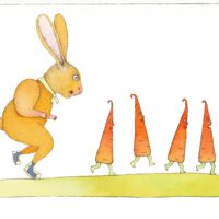 Piret Raud. „Härra Linnu lugu”, 2009, tušš, akvarell