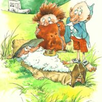 Eno Raud „Naksitrallid”, 1988 (Moskva), segatehnika