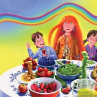 Ajakiri Täheke, 2015, nr 6, kaas, harilik pliiats, arvutitöötlus, kollaaž