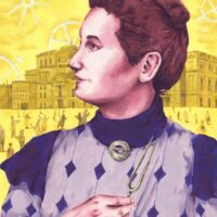 Miina Härma. Kätlin Vainola. „Lood julgetest Eesti tüdrukutest”, 2018, guašš, akrüül