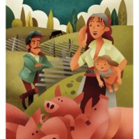 Illustratsioon konkursile 4: A. H. Tammsaare. „Tõde ja õigus“, 2016, arvutigraafika