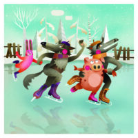 Wolf Groupi jõulukaart, 2018, arvutigraafika