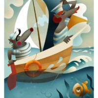 Wolf Groupi sünnipäevakaart, 2019, arvutigraafika