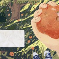 Anti Saar. The Visit, Päike ja Pilv, 2017, digital drawing, mixed media