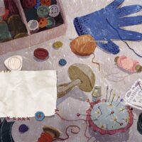 Anti Saar. The Visit, Päike ja Pilv, 2017, digital drawing, mixed media