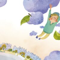 Anti Saar. Pärt and the Plums, Päike ja Pilv, 2018, digital drawing, mixed media