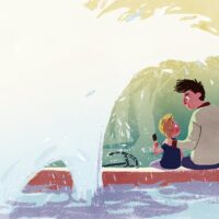 Anti Saar. Stand here, Pärt!, Päike ja Pilv, 2018, digital drawing, mixed media