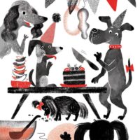 Kadri Hinrikus. „Taks ja Dogi“, Tammerraamat, 2020, digijoonistus