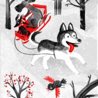 Kadri Hinrikus. „Taks ja Dogi“, Tammerraamat, 2020, digijoonistus