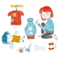 Aidi Vallik. „Minu käed“, Lugu-Loo, 2018, digijoonistus