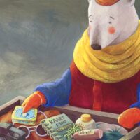 Gerda Märtens. Virmalised, Koolibri, 2020, guašš