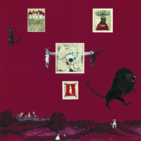 "Saabastega kass", 2016, ofort, tušš, guašš