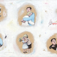 "Tähtsad asjad", 2017, tušš, guašš