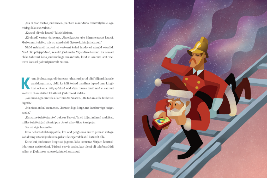 Ilmar Tomuski raamatu, Päästetud jõulud, lehekülg