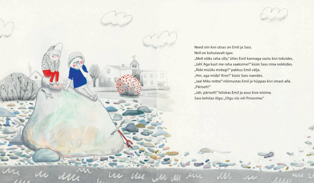 Emil, Sass and the Painted Stone Bugs page sample