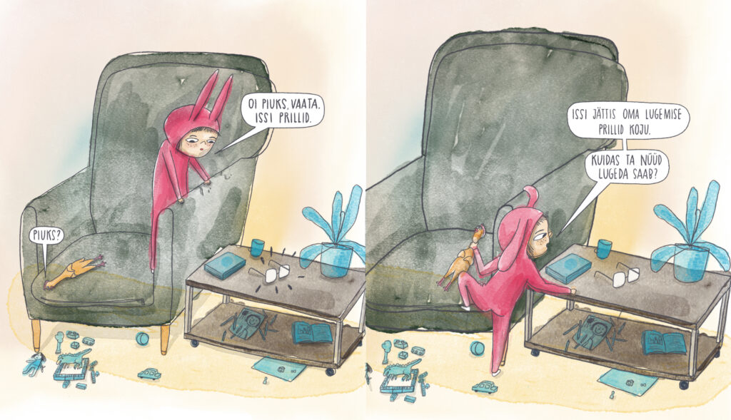 Ulla Saare raamatu, Ita ja Piuks. Prillid, sisu