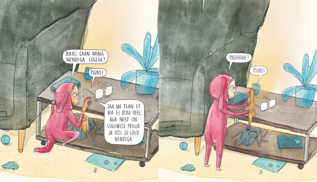 Ulla Saare raamatu, Ita ja Piuks. Prillid, sisu