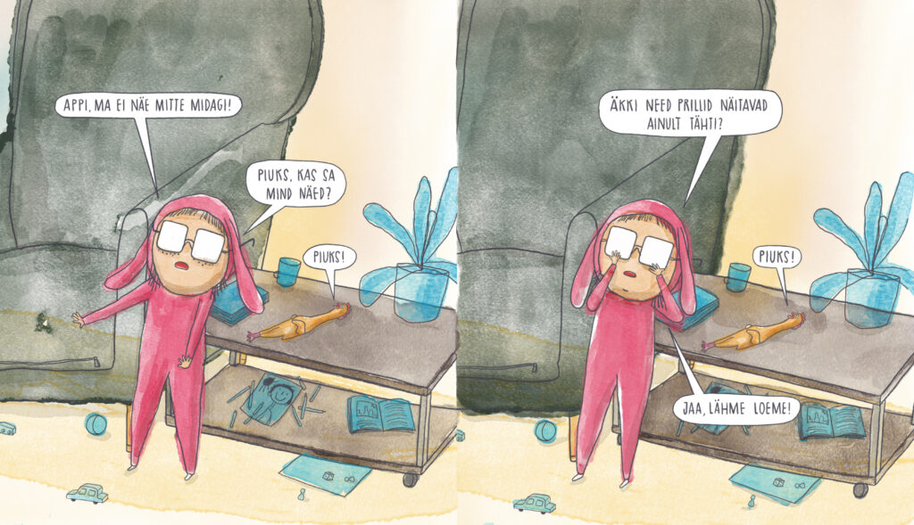 Ulla Saare raamatu, Ita ja Piuks. Prillid, sisu