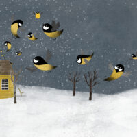 Margus Haav. „Korstnapühkijad kahhelahjus“. Koolibri, 2025, digijoonistus