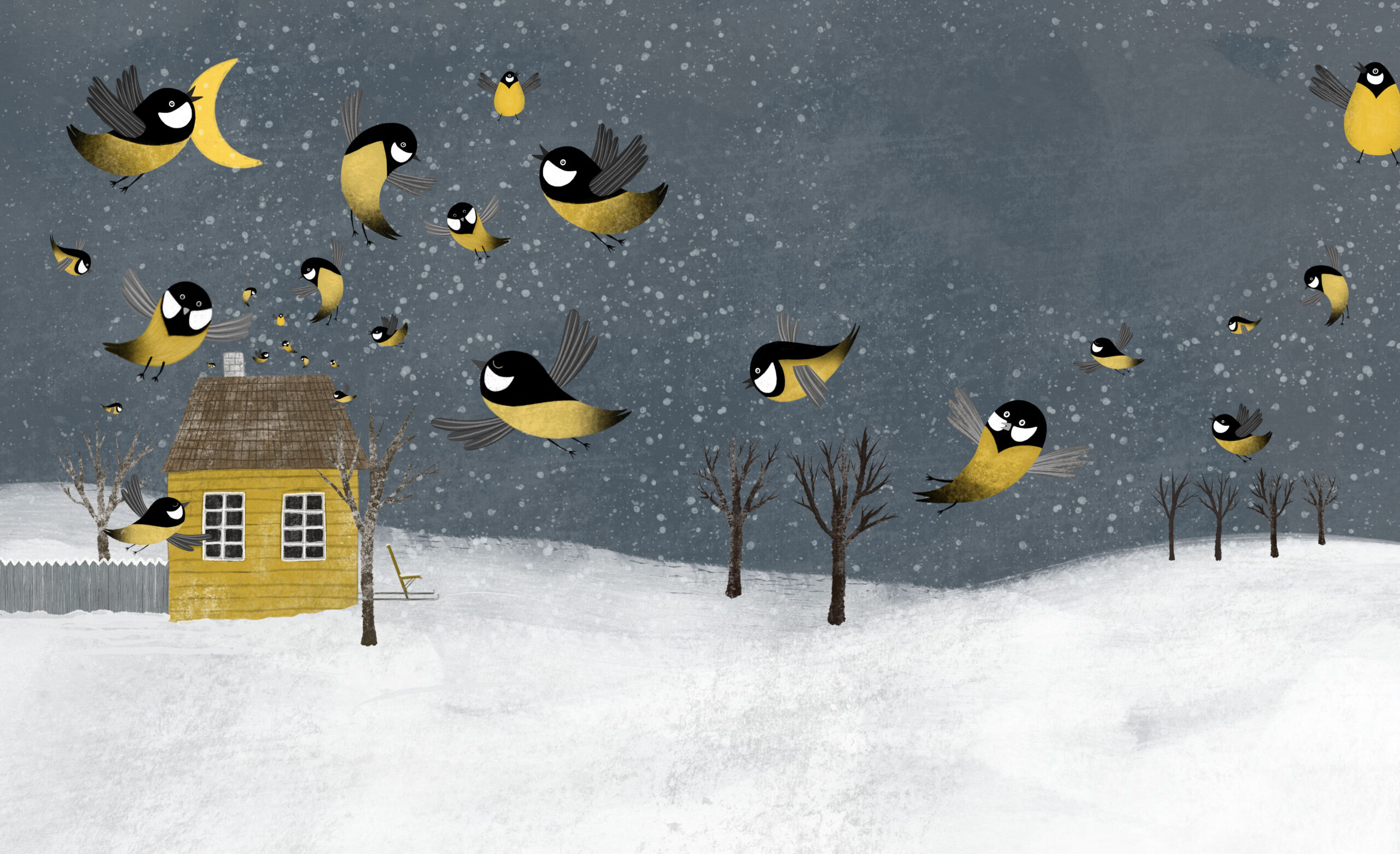 Margus Haav. „Korstnapühkijad kahhelahjus“. Koolibri, 2025, digijoonistus